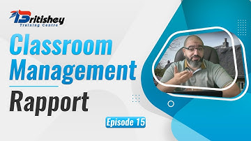 Classroom Management: Rapport