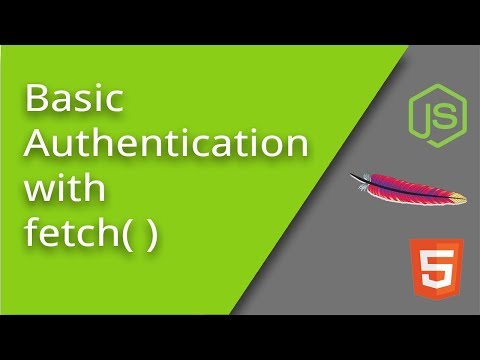 Fetch with Basic Authentication