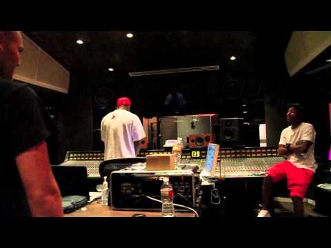 JARED EVAN in the studio with Game and Pharrell