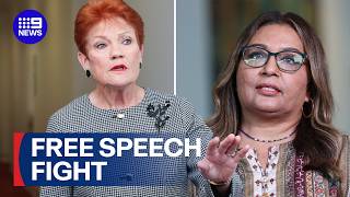 Hanson takes freedom of speech fight to High Court | 9 News Australia
