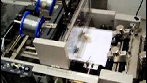 Horizon MC8 Twin Tower Collator Bookletmaker test run