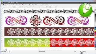 UNIK- modifikasi vektor ornament menjadi frame bingkai sertifikat -Tutorial Coreldraw