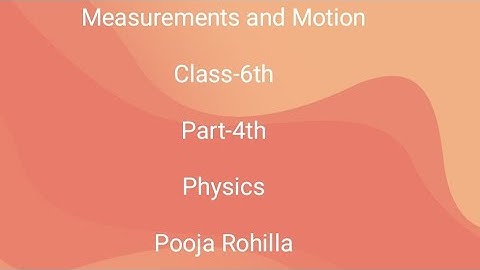 Pearson IIT foundation series class-6th Physics,ch-1