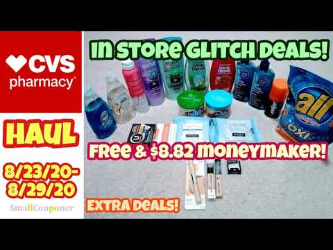 CVS Haul 8/23/20-8/29/20! Glitches!