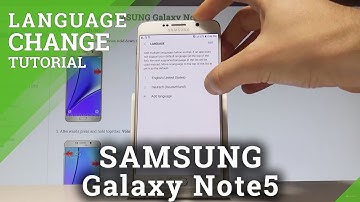 How to Choose Language for SAMSUNG Galaxy Note5 - Change Language |HardReset.Info