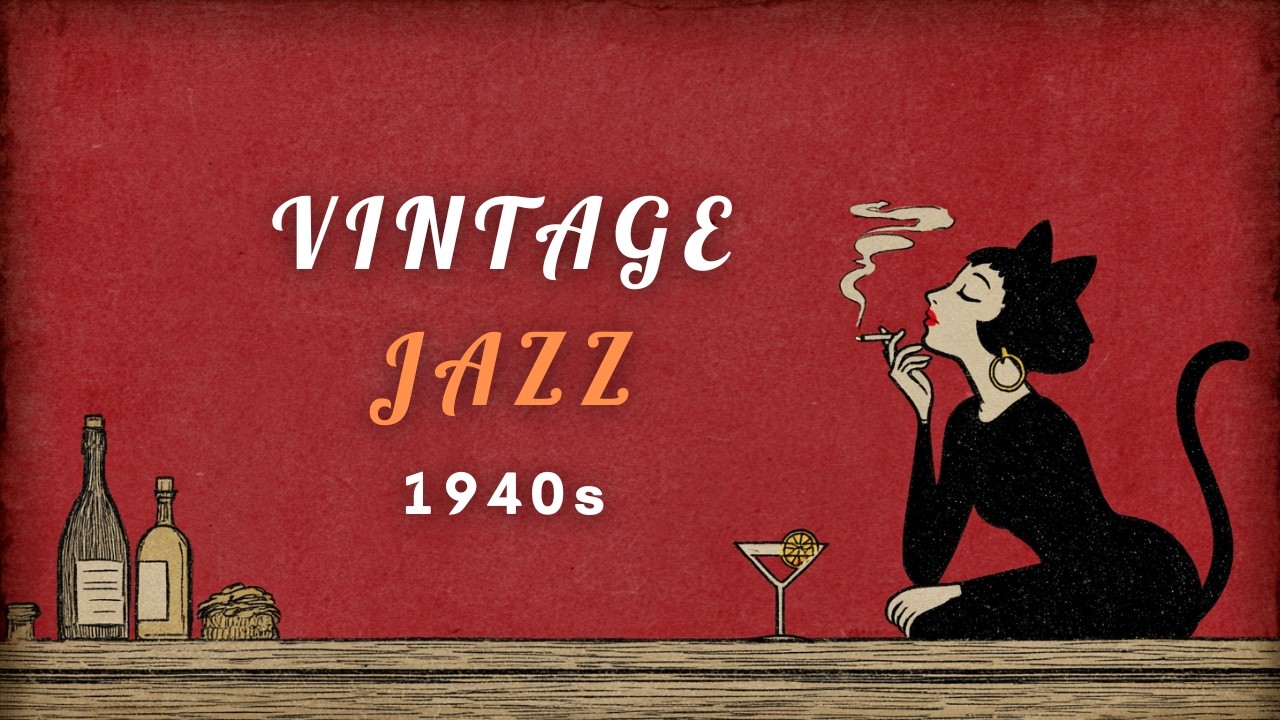 1940's Vintage Jazz Playlist - Dust motes sway in the projector’s glare. | MEOW JAZZ