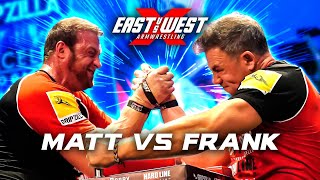 Matt Mask vs Frank Lamparelli - East vs West 115kg Right Arm Match