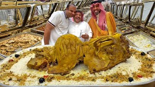 Whole Camel Mandi in Rich Saudi Wedding l Saudi Arabia