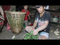 Cooking curry of green vegetables by using primitive technology || Nepali village