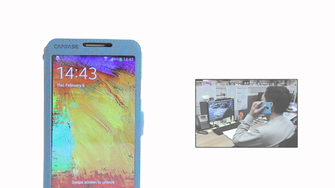 Capdase Folder Case Sider V-Baco for Samsung GALAXY Note 3 introduction video