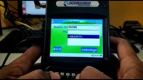 Analogics DBT pos device after successfully update 3.0