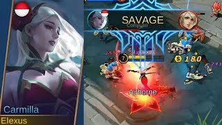 New Hero Carmilla - Shadow Of Twilight Gameplay (Quick Peek Skill) Super Blood Demon Mobile Legends