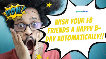 Birthday Wisher Chrome Extension