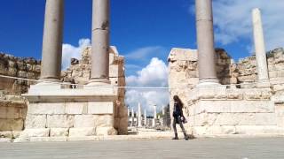 The ancient Roman theater of Beit Shean (Scythopolis - Decapolis), Israel