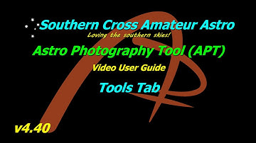 APT User Guide - Tools Tab