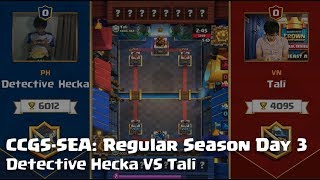 CCGS SEA Regular Season Day 3 - Detective Hecka VS Tali