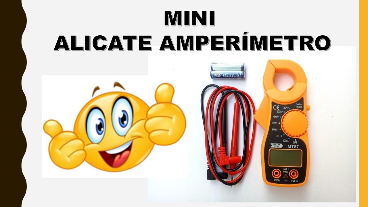 ALICATE AMPERÍMETRO FERTAK TOOLS MT87