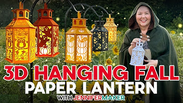 🕯️ Make Paper Lanterns To Hang! 🕯️Cute Spooky DIY Halloween Decor!