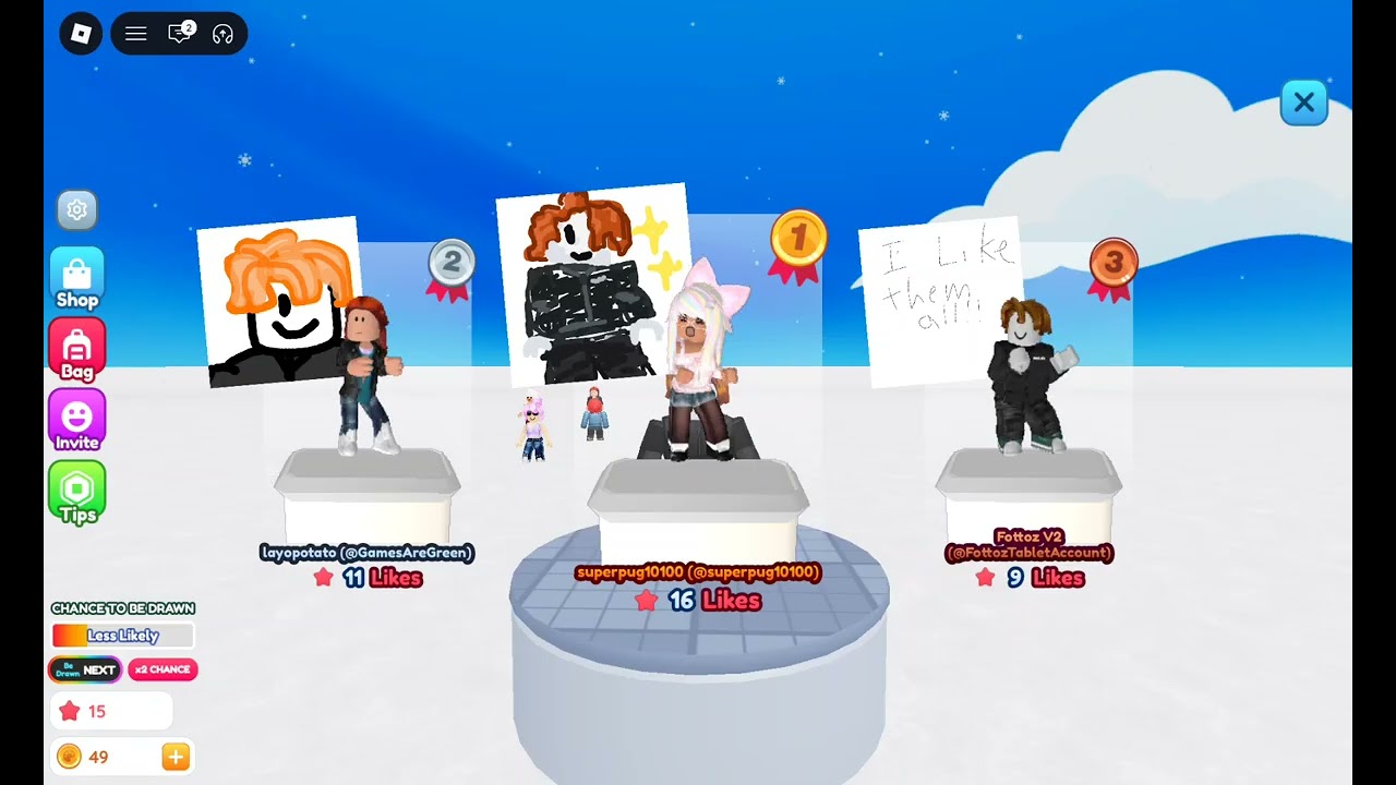 Roblox Draw Me (On Mobile Again Srry)