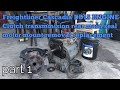 Freightliner Cascadia clutch transmmision rear main seal motor mount removal replacement part 1