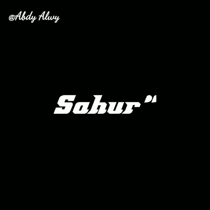 Sound effect 'Sayang Bangun Sayang Sahur'..By : Abdy Alwy
