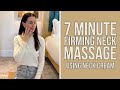 7 Minute Firming Neck Massage Using Neck Cream Easy Tutorial