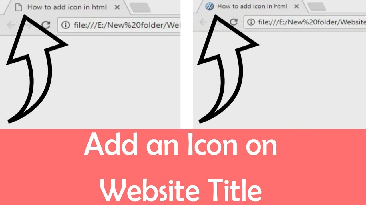 How to Put Website Title Icon in HTML (Hindi/Urdu) - YouTube