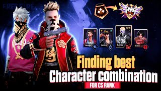 Finding Best Character Combinations for Cs Rank (Season 25) || Cs Rank Best Character Combination