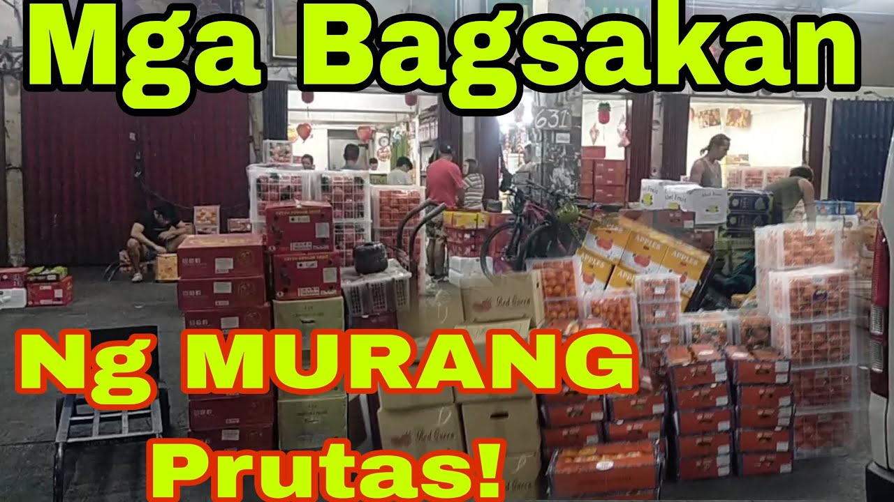 Mga Bagsakan ng ibat iBang klaseng Prutas|Bodega ng Murang Paninda  Sto.Cristo St. Binondo Divisoria