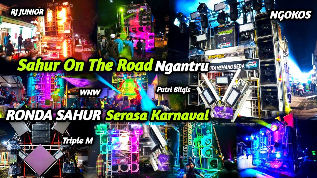 Hanya Di Sini,,Ronda Sahur penutupan Ala Karnaval dg Puluhan Sound Horegg Ternama