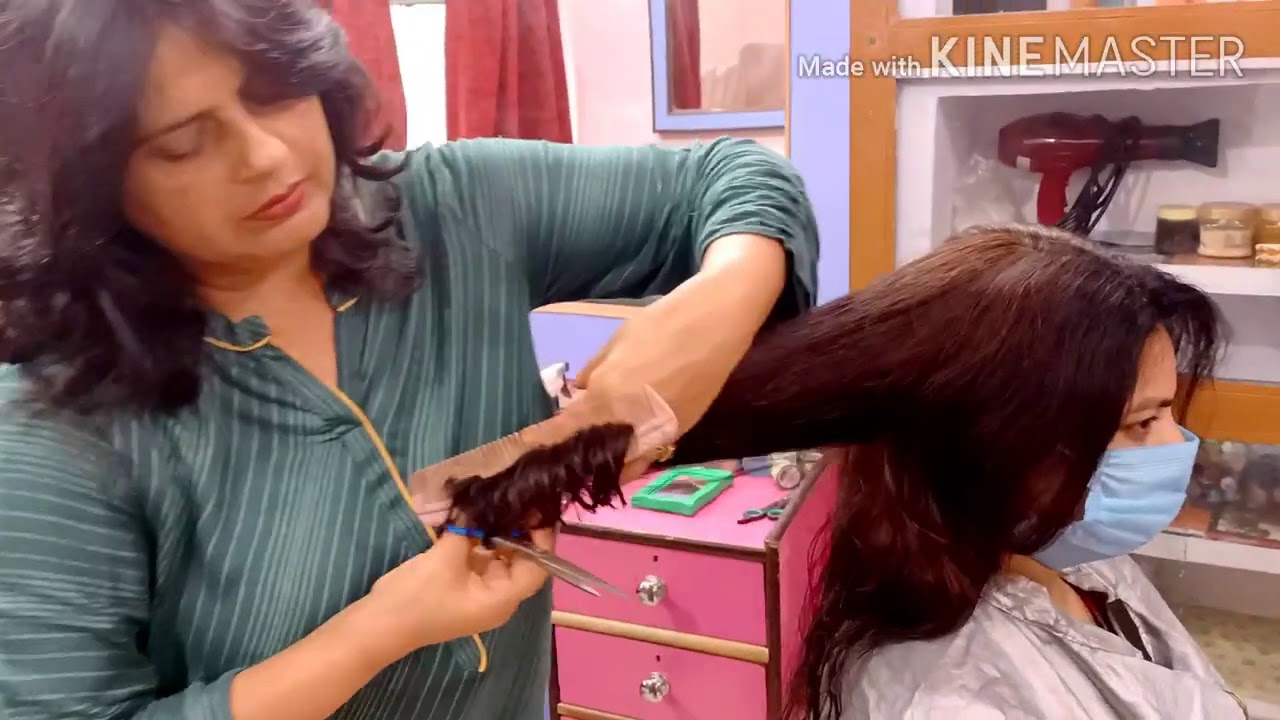 New style Multi steps haircut in front to back / बहुत ही सरल तरीके से एडवांस मल्टी स्टेप हेयरकट करें