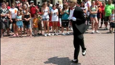 Mr. 6 dances with little kid