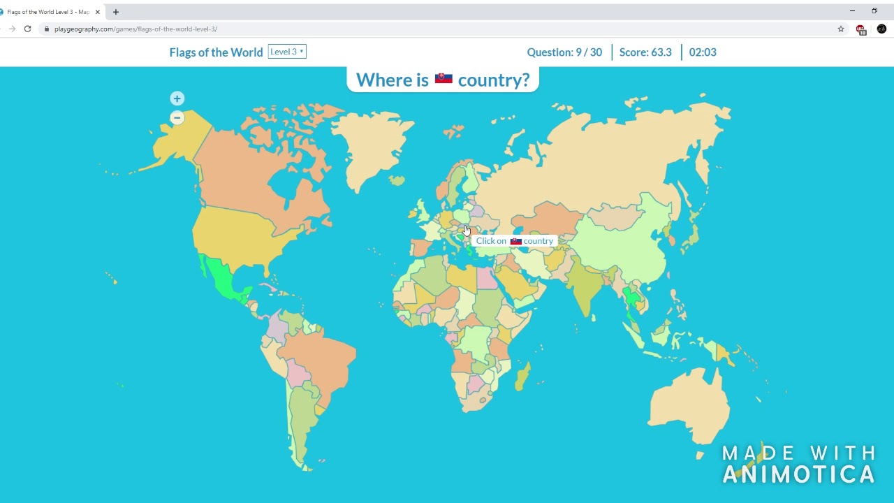 GeoGuessr - A Complete Flags Of The World: Game #4- NO MOVING [PLAY ALONG]