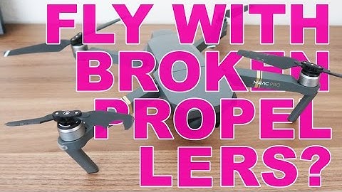 Can you fly the DJI Mavic Pro with broken propellers? Behind the Scenes Drone Vlog