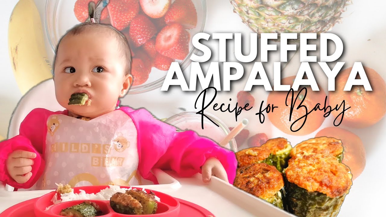 RELYENONG AMPALAYA RECIPE (STUFFED BITTER GOURD) Health Baby Food Recipes for 9 months old
