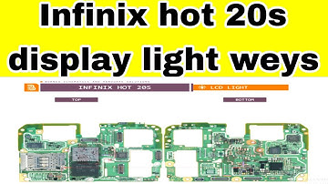 infinix hot 20s display light problem solution// display light weys