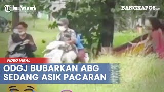 Viral ODGJ Bubarkan ABG Sedang Asik Pacaran