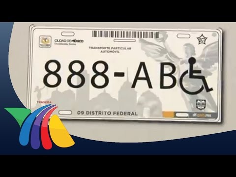 Video: ¿Las placas dv son placas para discapacitados?