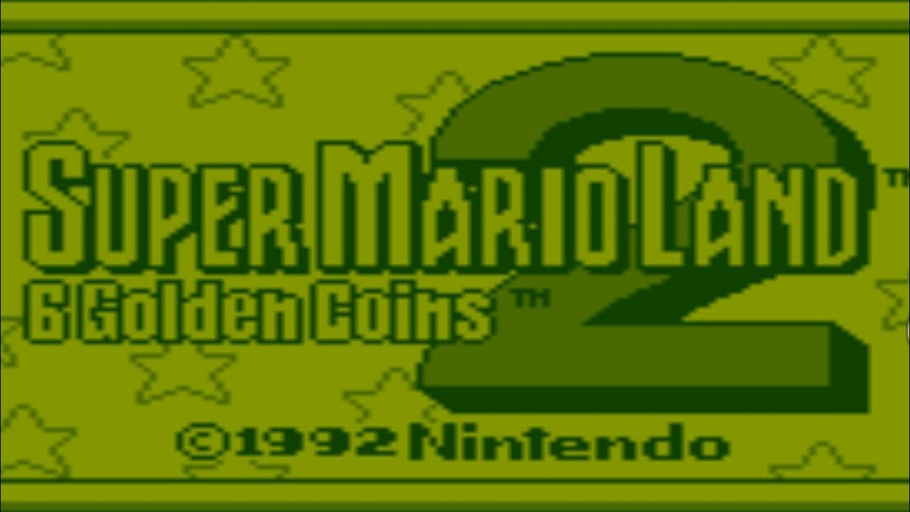 Super Mario Land 2 6 Golden Coins Super Mario Land 2 - 6 Golden Coins / Gameplay #1 (Gameboy) - YouTube