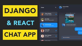 Django & React Chat - Best UI on YouTube (2023) 👌 👌 👌