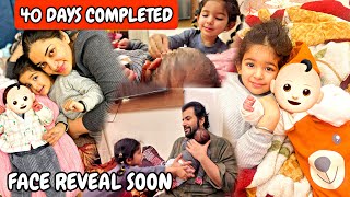 Download Lagu FINALLY 40 DAYS COMPLETED 🧿🧿 BABY FACE RECVEAL SOON  MP3