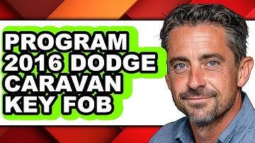 How to Program 2016 Dodge Caravan Key Fob (Easy Method)