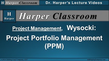 Project Portfolio Management by Wysocki | Harper Classroom