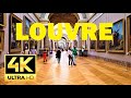 Louvre museum walk tour   paris france   4k 60fps ultra.