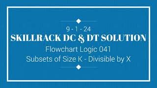SKILLRACK DAILY CHALLENGE AND DAILY TEST SOLUTION | 09-01 | C++ | Java | Python