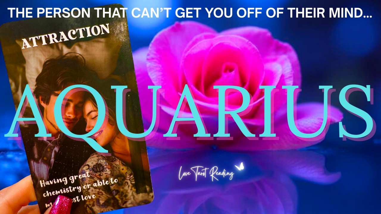 🩷 AQUARIUS Your Their Choice! They're Obsessing in Their Head Over You! Love Tarot Reading Soulmate