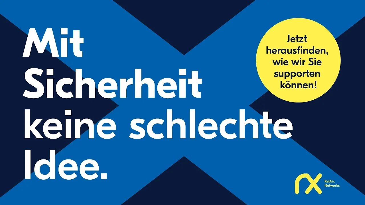 Mit Sicherheit keine schlechte Idee - Brand Awareness Kampagne 2023