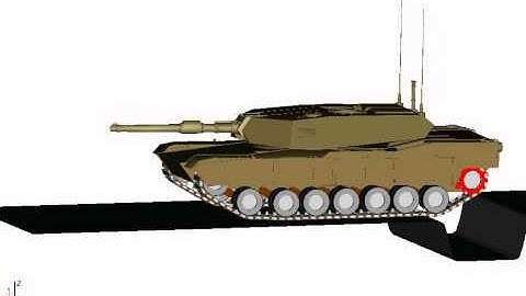 Tank Comes Across Tranch: Universal Mechanism Demo