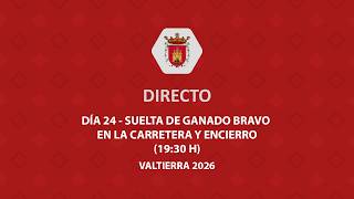 Fiestas de Valtierra | Día 24 | Suelta de ganado bravo en la carretera | Valtierra 2026