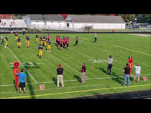 North Muskegon middle school football vs Hart 9 23 2020